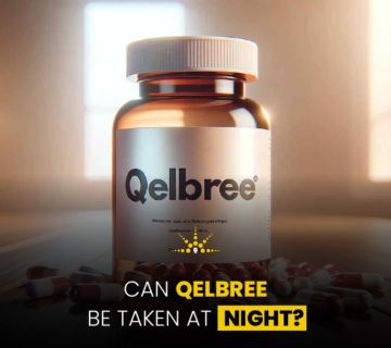can qelbree be taken at night